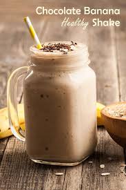 Chocolate Banana Shake Recipe Thick Creamy Healthy Dairy Free Recipe Banana Shake Recipe Banana Shake Shake Recipes