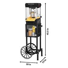 Louis county, missouri, united states — location on the map, phone, opening hours, reviews. Nostalgia Electrics Nostalgia 2 5 Ounce Professional Popcorn And Concession Cart With 5 Quart Bowl 45 Inches Tall Makes 10 Cups With Kernel Oil Measuring Spoons And Scoop Black Reviews Wayfair