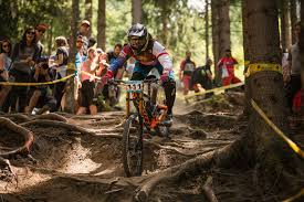 Because we got to the summit of the mountain, we could only go downhill from there. Worldcup Downhill Schladming Dachstein