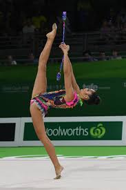 Australian Rhythmic Gymnast Enid Sung At The 2018 Commonwealth Games Gymnastics Rhythmic Gymnastics Leotards Gymnastics Photography