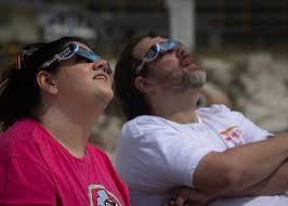 Wow! Watching the solar eclipse in Panama City Beach