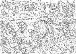 When you open up the pages of this book, you'll find that you've been transported to a place where fairies frolic and gnomes are known to dwell. Fairy Garden Printable Coloring Page Digital Download Color Etsy