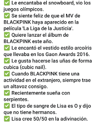 Tumblr is a place to express yourself, discover yourself, and bond over the stuff you love. à¦Ÿ à¦‡à¦Ÿ à¦° Blackpink Latino 4 1 100 Respuestas De Lisa Para La Revista Mini P 2 Ademas De Bailar Y Rapear A Lisa Le Encanta Dibujar Gatos Dijo Que Su Sexto Sentido