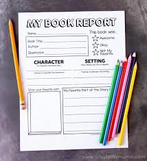 Free Printable Book Report Form In 2020 Kindergarten Books Kindergarten Book Report Book Report