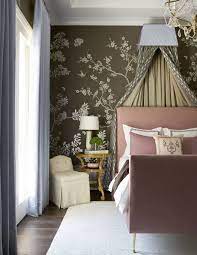 The feminine charm and perky feel of this clearly soft and refreshing bedroom are simply heart. 34 Bedroom Wallpaper Ideas Statement Wallpapers We Love
