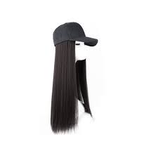Docute natural black thick hair extensions clip in for women 4 pieces, 22 inch full head long straight clip in on hair extensions classic hair remy hair extensions clip in, hotbanana ombre walnut brown to ash brown and bleach blonde clip in human hair extensions natural real hair. Boyijia Baseball Cap Wig With Hair Extensions Synthetic Wave Wig Hat For Women Adjustable Black Baseball Hat Straight Hair Brown Black Walmart Canada