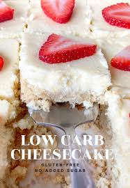 These sugar free desserts are so rich and flavorful that you won't even know that there's no sugar added! The Best Low Carb Cheesecake Bars Gluten Free No Sugar Laptrinhx News