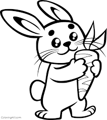 Healthy food snacks coloring page. Carrot Coloring Pages Coloringall