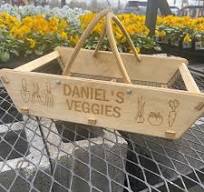 Personalized Garden Basket - 2 sizes - Harvest Basket for Vegetables - Gift  for Gardener