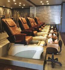 Bliss Nail Spa Brings Relaxation Back Into The Salon Salon Suites Decor Salon Interior Design Nail Spa