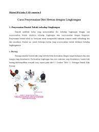 Bab 1 alat pernapasan makhluk hidup. Materi Ipa Kelas 5 Semester I Pdf