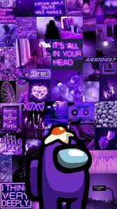 Among Us In 2020 Purple Aesthetic Cool Wallpaper Memes
