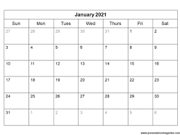 Browse our collection of free printable calendars and calendar templates. Free 2021 Printable Calendar Template Sunday Start