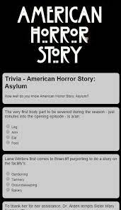 Where were the episodes filmed? American Horror Story Trivia For Android Apk Download