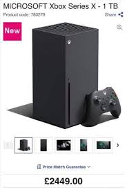 Curry S Pc World In The Uk Is Selling The Series X For 2449 To Deter Scalpers Emails Are Sent To Genuine Customers With A Voucher Code To Reduce The Price To 449 Xboxone