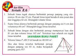 Dalam bilangan pecahan a/b, a disebut dengan pembilang, sedangkan b disebut dengan penyebut. Lengkap Kunci Jawaban Buku Paket Matematika Kelas 8 Ayo Kita Berlatih 8 6 Halaman 188 189 190 Kunci Jawaban Buku Paket Terbaru Lengkap Bukupaket