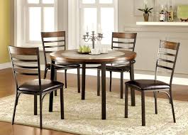 Riley Round Wood Stone Insert Dining Table Set Round Dining Table Sets Round Dining Table Furniture Industrial Dining Table