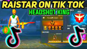 Raistar headshot king on free fire| raistar new trending viral tik tok video😱. Raistar On Tik Tok Raistar Headshot King Free Fire Sudhanshu Gaming Youtube