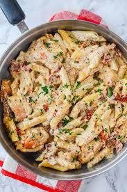 Creamy Sun Dried Tomato Chicken Pasta Recipe Pasta Dinner Recipes Pasta Dishes Pasta