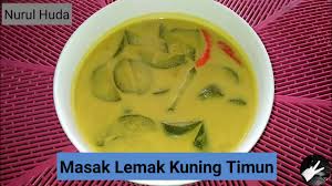Sayur2 seperti kacang buncis carrot baby corn cili padi ikut. 17 Resepi Masak Lemak Kuning Timun Youtube