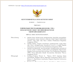Selengkapnya silakan sobat download sk petugas pemutakhiran dtks desa terbaru. Sk Tpk Tpbj Terbaru 2019 Disertai Tugasnya Format Doc Pdf Berbagi Jawaban 1
