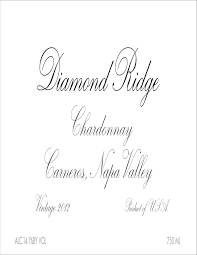 Here S An Updated Label Of Our Diamond Ridge Wine Www Stars Investment Com Labels Wine Fine Wine