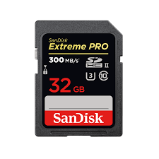 sandisk extreme pro sd uhs ii card