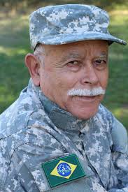 Högre Brasiliansk Militär Utomhus Fotografering för Bildbyråer