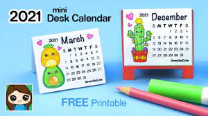 Free printable june 2021 calendar templates. How To Make A 2021 Mini Calendar Easy Free Youtube