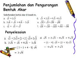 Contoh soal logaritma penjumlahan dan pengurangan. Soal Dan Jawaban Penjumlahan Dan Pengurangan Bentuk Akar Kumpulan Contoh Surat Dan Soal Terlengkap