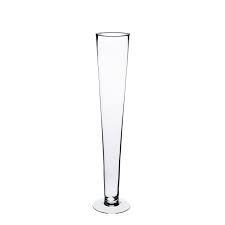 Grand Vase Conique Wanja Sur Pied Transparent 60 Cm O 13 Cm Grand Vase En Verre Vase Design Inna Glas Achat Vente Vase Soliflore Cdiscount