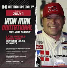 🏁 Race Day at Hibbing Speedway! 🏁 Come out tonight and catch some  exciting racing action—it's going to be a great time at the track! I'll be  signing autographs from 5:00 PM