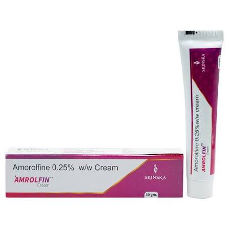 Buy Amrolfin 0.25% Cream online | Uses, Side Effects, Price and substitutes | Apollo Pharmacy