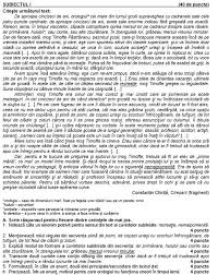 Subiectele la română, de la evaluare națională 2019, au fost publicate pe www.stirileprotv.ro. Modele De Subiecte Evaluare NaÈ›ionalÄƒ 2019 La Limba È™i Literatura RomanÄƒ