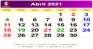 Feriados nacionais e religiosos em 2021. Feriados Nacionais De 2021 Brasil Calendario 2021
