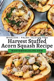 Harvest Stuffed Acorn Squash Recipe In 2020 Acorn Squash Recipes Acorn Squash Recipes Healthy Savory Acorn Squash Recipe