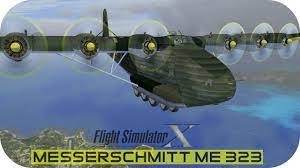 The messerschmitt me 323 gigant (giant) was a german military transport aircraft of world war ii. Messerschmitt Me 323 Gigant Model Details Fsx Freeware Plane Hd Youtube