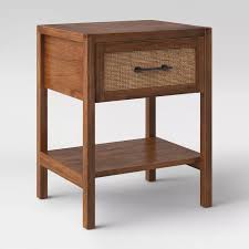 Warwick Wood Rattan Side Table Threshold Rattan Side Table Wood Rattan Rattan