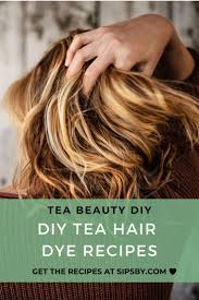 Allow the tea to cool, then apply the tea to dry hair using a hair dye applicator bottle. Diy Tea Hair Dye Recipes Dyed Natural Hair Chamomile Hair Chamomile Tea Hair