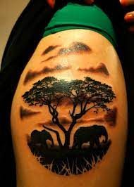 The colorful floral design is also a famous african tribal tattoo, and it signifies the health and beauty of a black african man. The Tattoos From Lexroulor In Angkor Tattoo Shop Siem Reap Cambodia African Tattoo Africa Tattoos African Warrior Tattoos