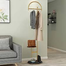 They are made of stunning design and good condition wall coat rack. Modern Freestanding Metal Cloth Rack With Table