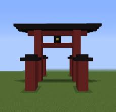 Make one for your yard as an accent piece over a path or at an entrance to a garden. Feudal Japanese Torii Gates Blueprints For Minecraft Houses Castles Towers And More Grabcraft
