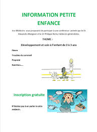 Informations Petite Enfance Maison Medicale Michelet