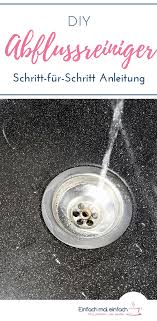 Diy Abflussreiniger Abfluss Kuche Reinigen Reinigen