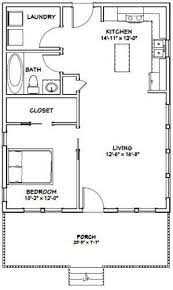 24x30 House 1 Bedroom 1 Bath Pdf Floor Plan 720 Sq Ft Model 2d Small House Floor Plans Tiny House Floor Plans 1 Bedroom House Plans