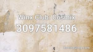 It's quite simple to claim codes, click on the settings button to the bottom to open the. Winx Club Cosmix Roblox Id Roblox Music Codes