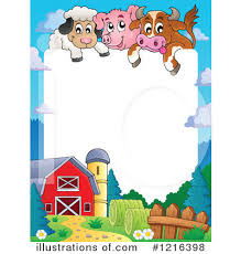 What farm animals can you keep in your backyard? Farm Animal Clipart 1216398 Illustration By Visekart