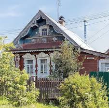 russian wooden house farger