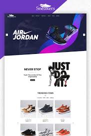 sneakers shoes store opencart template templatemonster ecommerce web design web design tips web design