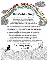 When a beloved pet dies. Free Rainbow Bridge Poem Rainbow Bridge Poem Printable The Rainbow Bridge Poem And Accompanying Pin Is An Affordable And Beautiful Tribute To A Beloved Fur Child
